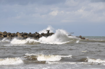 Japan sea wave