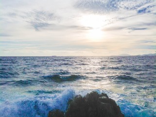 Clear blue sea