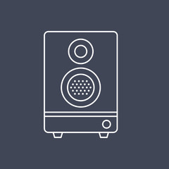 Speaker stereo icon vector illustration