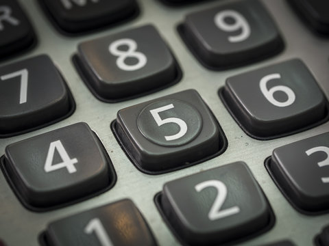 number on calculator