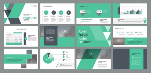 abstract business presentation template design and page layout design for brochure ,book , magazine,annual report and company profile , with infographic elements graph