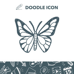 butterfly doodle