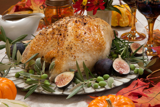 Mediterranean Style Whole Roasted Turkey Breast