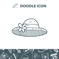 doodle Straw hat
