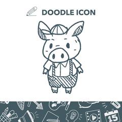 three little pigs doodle