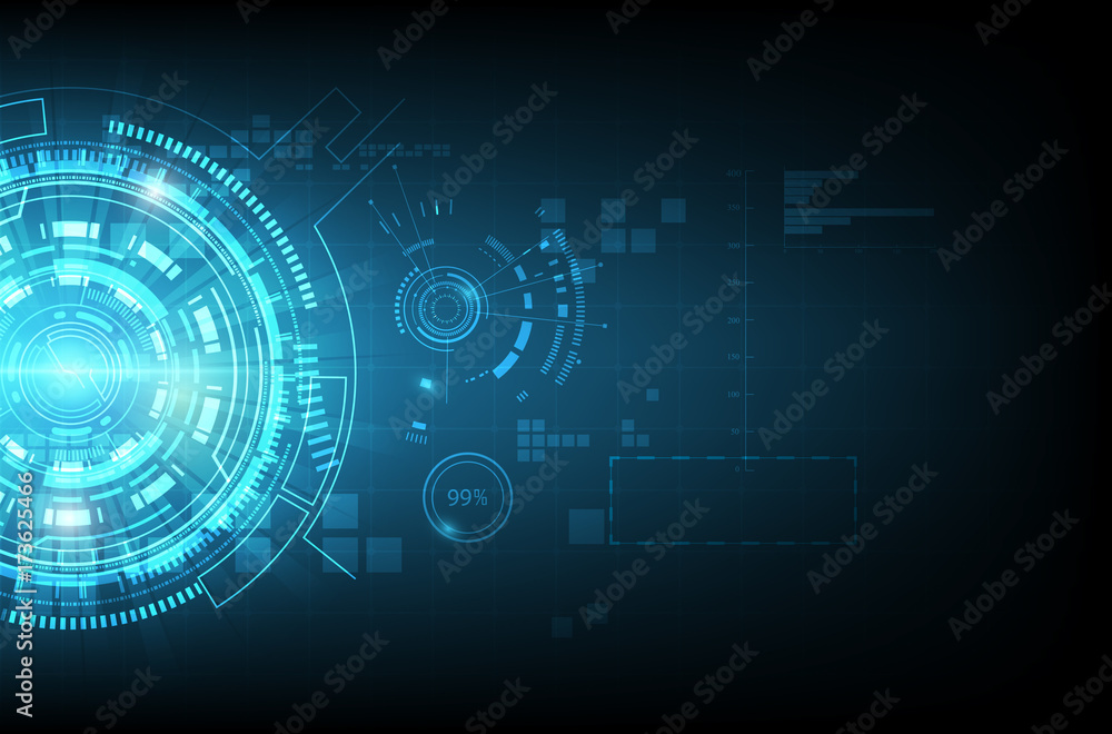 Aufkleber vector background abstract technology communication concept
