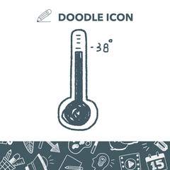 thermometer doodle