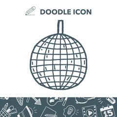 disco ball doodle