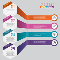 Minimal infographics. Vector.