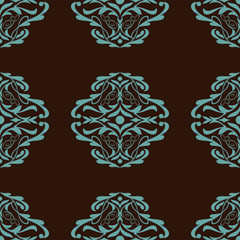 Vector Damask Pattern Design, Creative Trendy Background