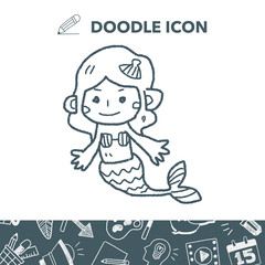 Mermaid doodle