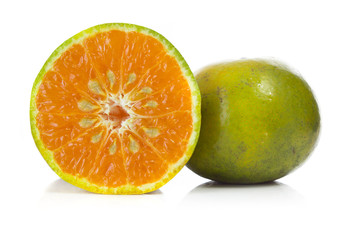 Orang fruit isolate. Orange .