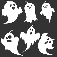 Ghost, the ghost icon, apparition, shadow, darkness, halloween