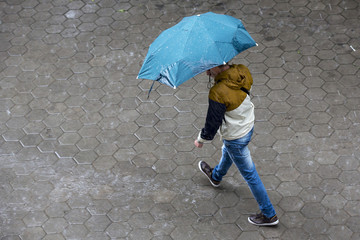 Rainy weather umbrella