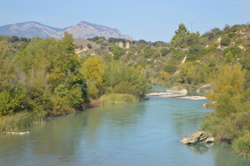 Fototapeta premium Pantano de Biscarrues España