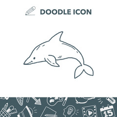 Dolphin doodle