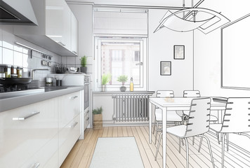 Einbauküche (Entwurf)