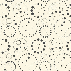 Abstract Circular Texture. Seamless Wedding Wallpaper