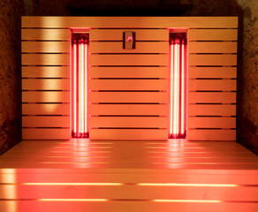 The infrared sauna - obrazy, fototapety, plakaty