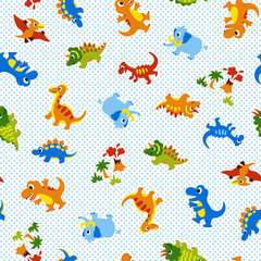 可愛い恐竜のパターン