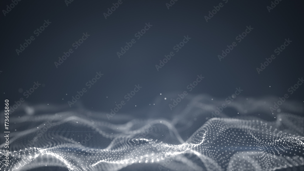 Poster dynamic futuristic shape abstract background