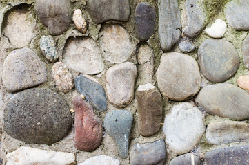 stone wall, damaged wall