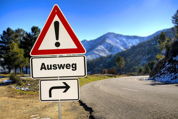 Schild 287 - Ausweg