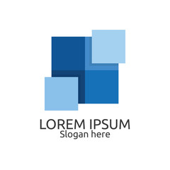 abstract design logo template for interior and exterior property. identity symbol concept for real estate, business, building company and corporate