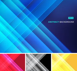 Obraz premium Group abstract image that depicts technology with overlapping diagonal lines. Vector