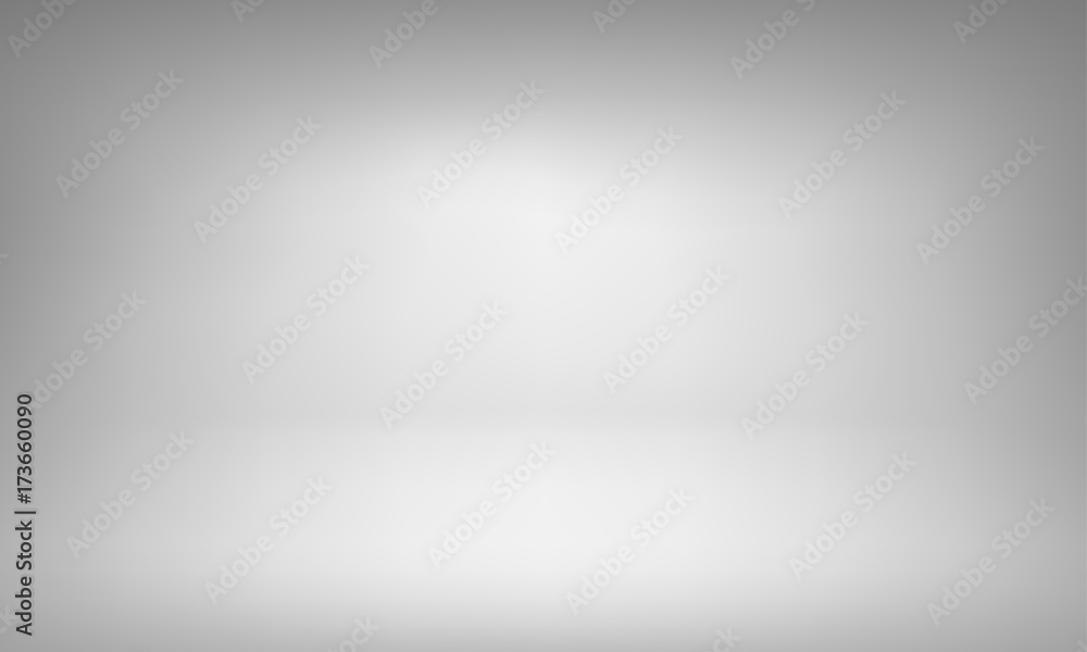 Aufkleber white studio background with spotlight gradient for premium, luxury product shooting. vector white c