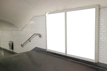 Paris metro staircase
