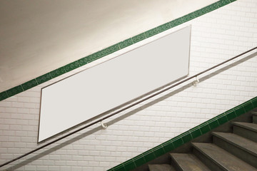 Paris metro staircase