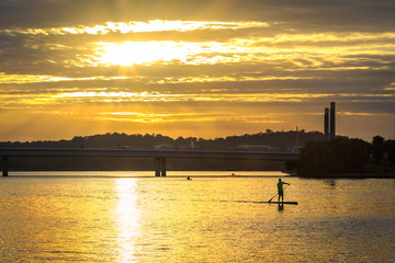 Naklejka premium Canberra Sunrise 1