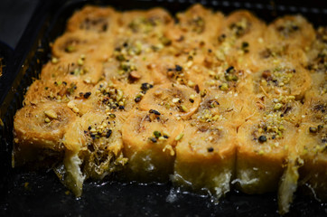 turkish baklava - delights, sweets