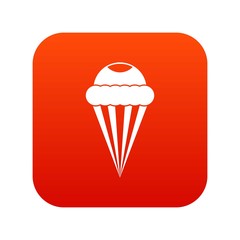 Ice Cream icon digital red