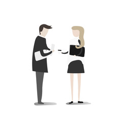 Illustration of business people