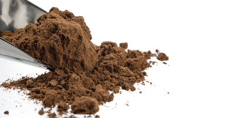 Shovel of Turkish coffee with space for your text.