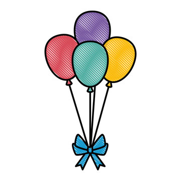 balloons air party decoration