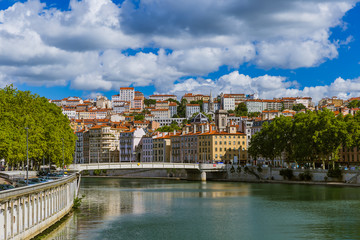Fototapeta na wymiar Old town of Lyon - France