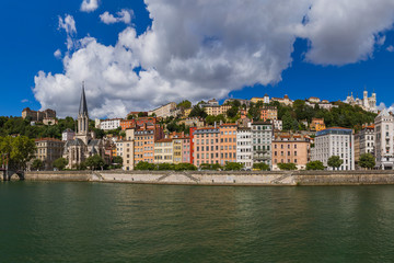 Fototapeta na wymiar Old town of Lyon - France