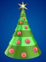 3d Christmas tree