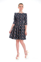 Pretty caucasian woman isolated on white