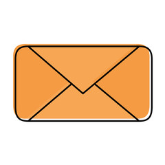 envelope mail isolated icon