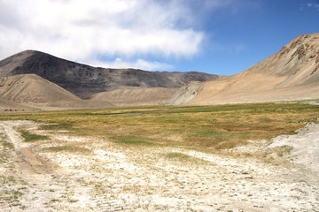Beautiful remote Tajik National Park, Bartang Valley, Pamir Mountain Range, Tajikistan