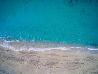 View of a drone at the  Beach