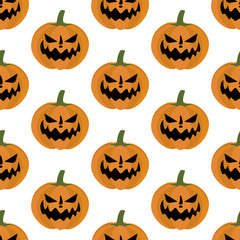 Jack-o-lantern pumpkin pattern