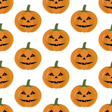 Jack-o-lantern pumpkin pattern
