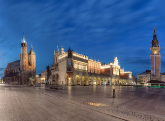 Naklejka na ściany i meble Main Square in Krakow