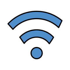 wifi signal isolated icon