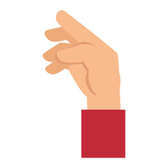 human hand catching icon